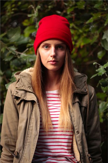 GREEN BEANIE